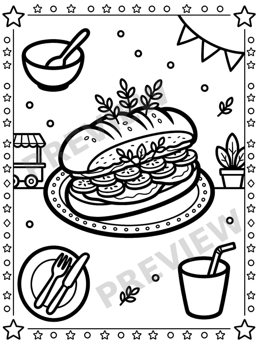 Comida Callejera Vietnamita para Niños Page Sample 2 thumbnail