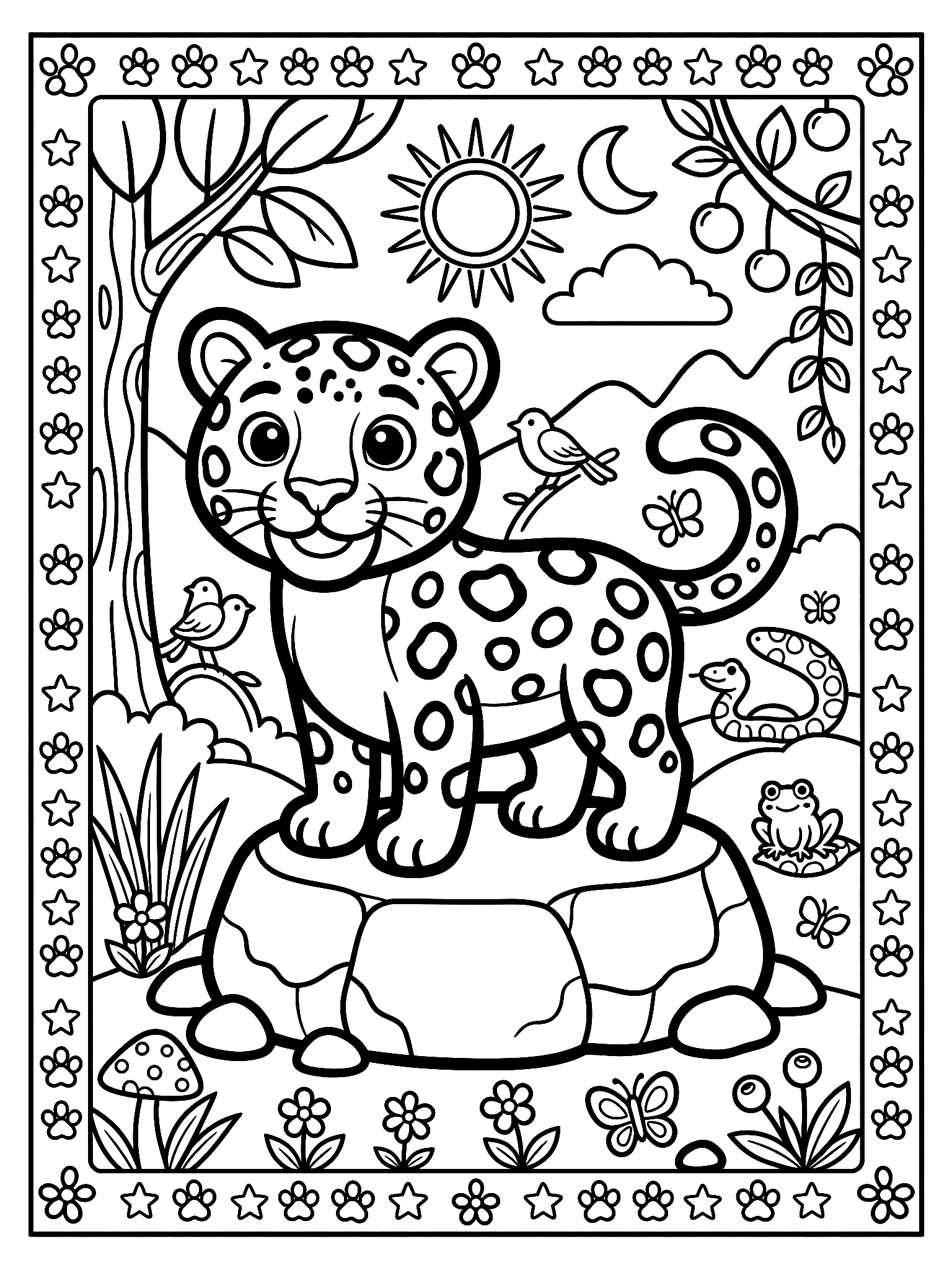 Free Maya coloring page from The Amazing Maya: A Coloring Adventure