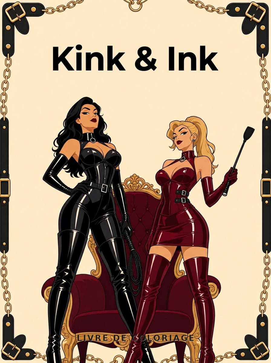 Kink & Ink coloring book cover