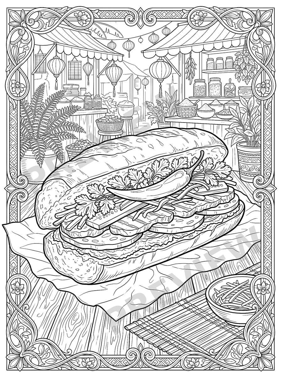 Vietnamese Street Food Page Sample 2 thumbnail