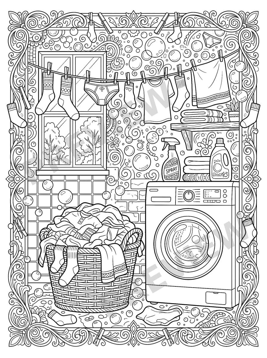 Dopamine Doodles: The Adult Life Coloring Book Page Sample 2 thumbnail