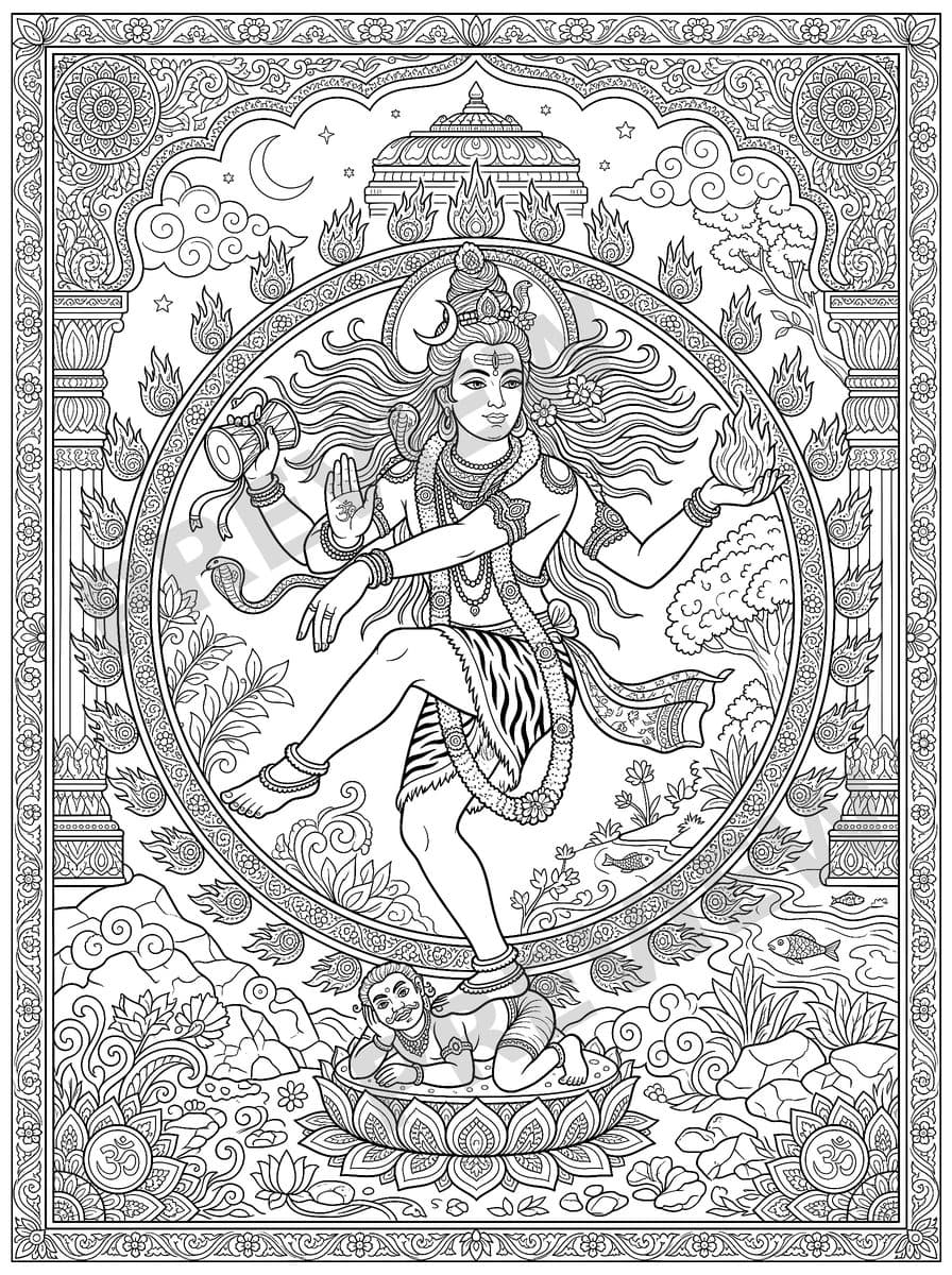 Gods and Legends of Hindu Mythology Page Sample 2 thumbnail