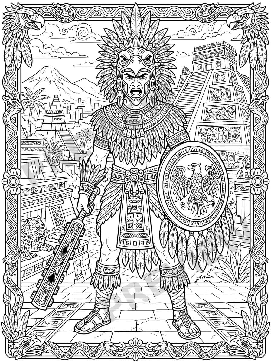 Ancient Aztecs Page Sample 2 thumbnail