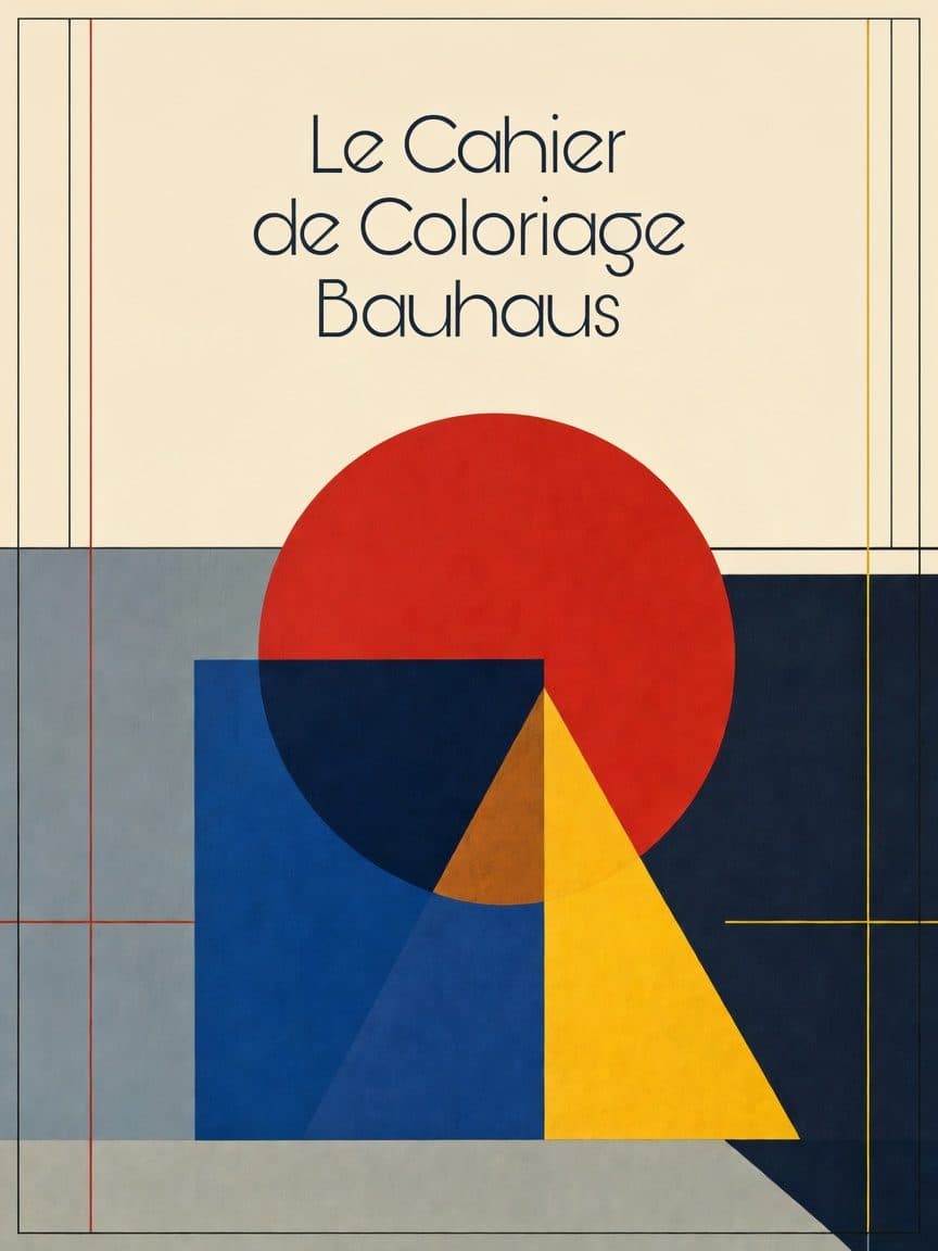 Le Cahier de Coloriage Bauhaus cover