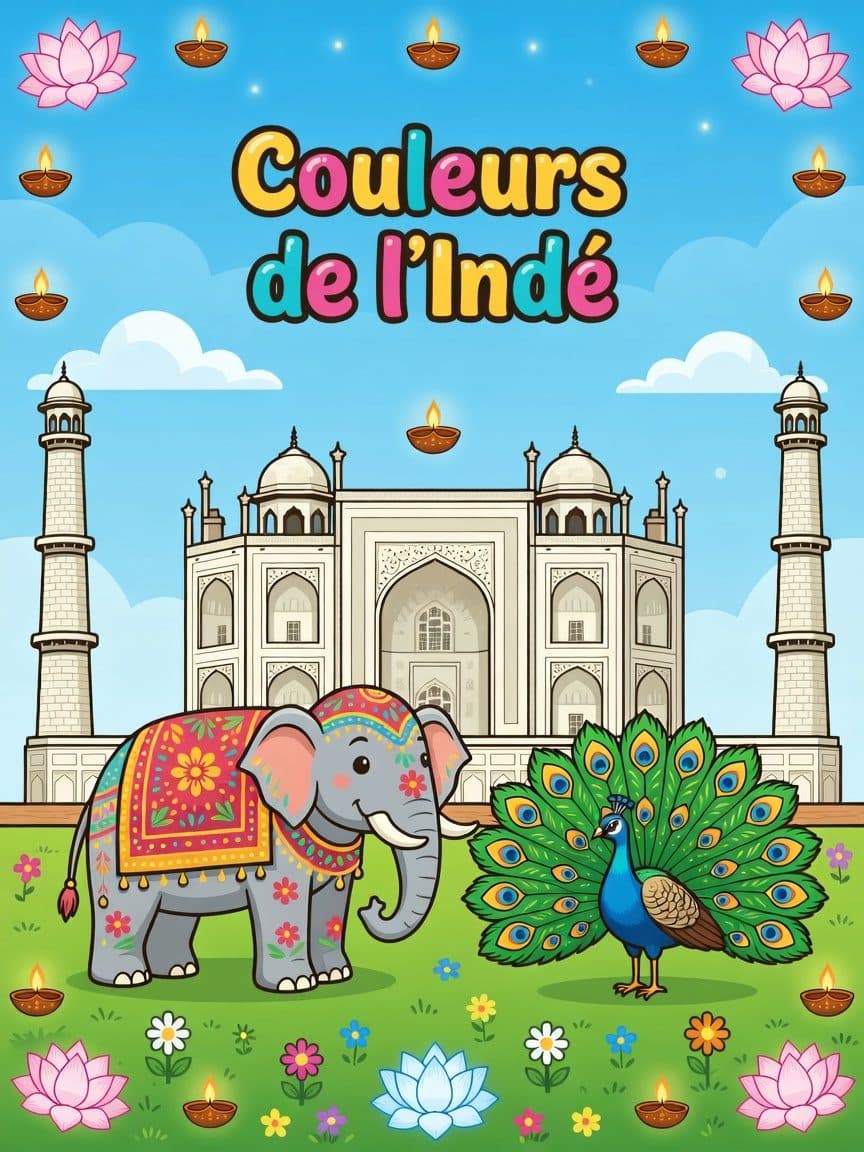 Couleurs de l'Inde — Cover