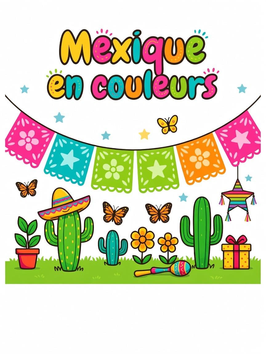 Mexique en couleurs — Cover