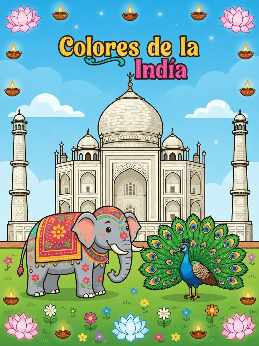 Colores de la India — Cover