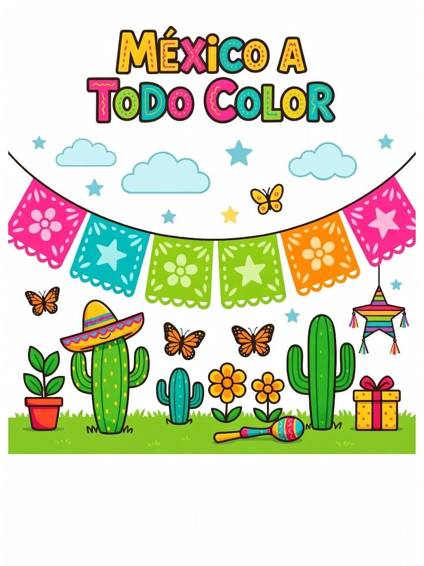 México a Todo Color — Cover