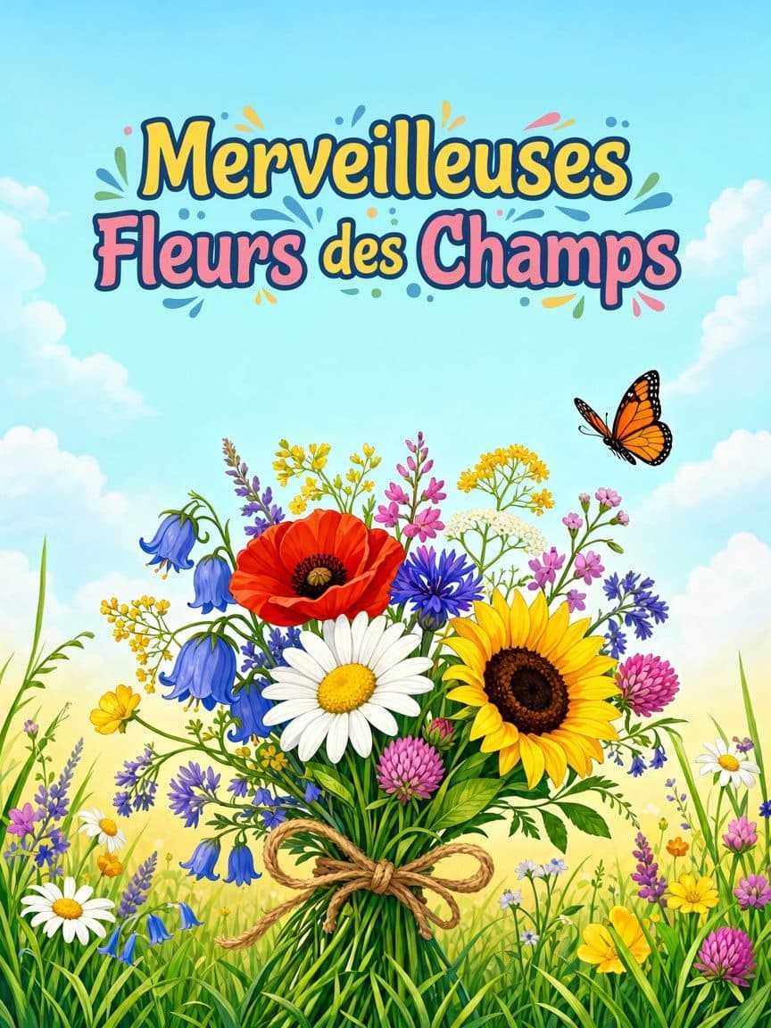 Merveilleuses Fleurs des Champs cover
