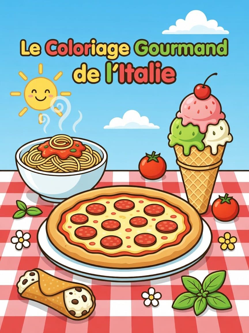 Le Coloriage Gourmand de l'Italie — Cover